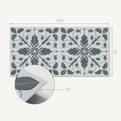 Rev?tement mural Un motif végétal en symétrie harmonieuse