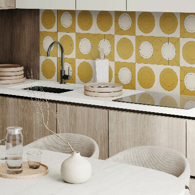 Panneau décoratif mural Un motif moderne aux formes rondes