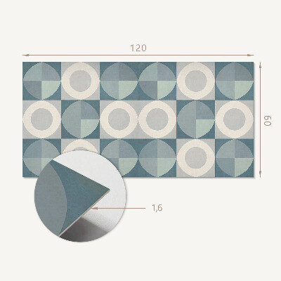 Panneau mural Formes et cercles en harmonie