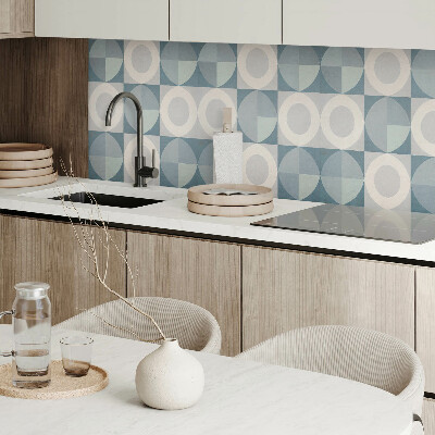 Panneau mural Formes et cercles en harmonie