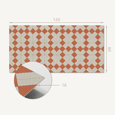 Panneau décoratif mural Grille géométrique rhombique