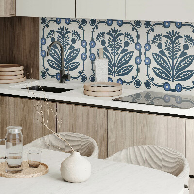 Panneau mural Motif floral avec des feuilles vertes