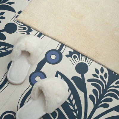 Panneau mural Motif floral avec des feuilles vertes