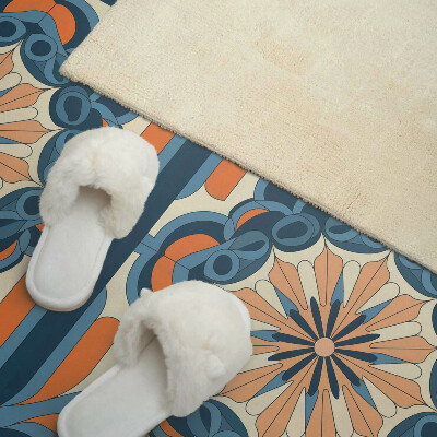 Rev?tement mural Mandala floral en cercles harmonieux