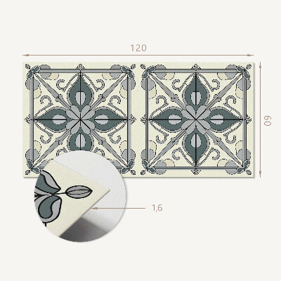 Rev?tement mural Motif floral avec détails décoratifs