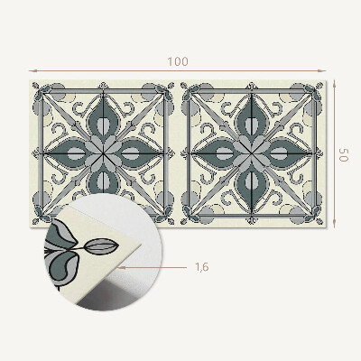 Rev?tement mural Motif floral avec détails décoratifs