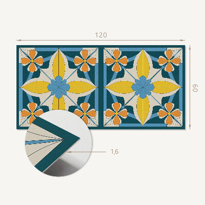 Panneau décoratif mural Géométrie florale