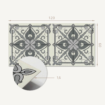 Rev?tement mural Motif floral en symétrie harmonieuse