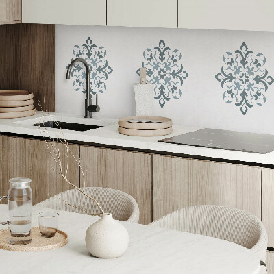 Panneau décoratif mural Motif floral en symétrie harmonieuse