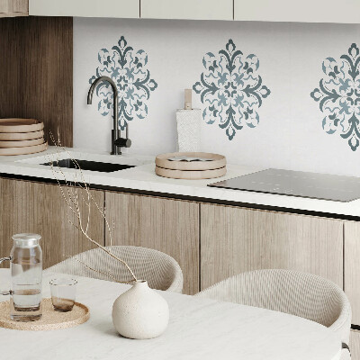 Panneau décoratif mural Motif floral en symétrie harmonieuse