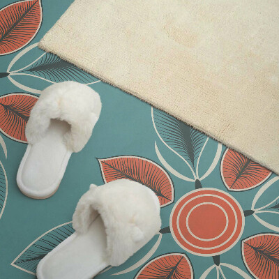 Panneau mural Motif floral avec des feuilles vertes