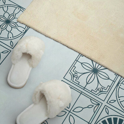 Panneau décoratif mural Motifs carrelés dans un style géométrique