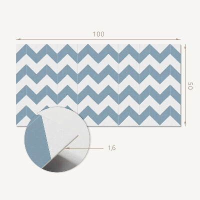 Rev?tement mural Motif graphique en zigzag