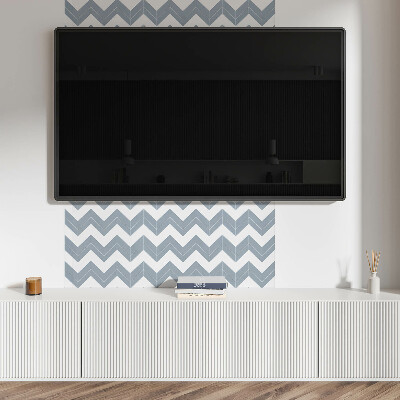Panneau décoratif mural Motif ? rayures en zigzag