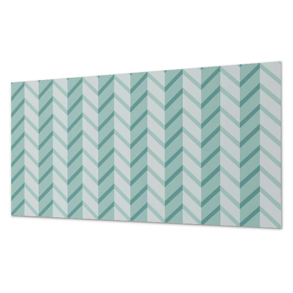 Panneau mural Motif ? rayures en zigzag
