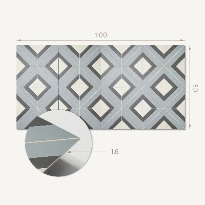 Panneau décoratif mural Géométrie pastel