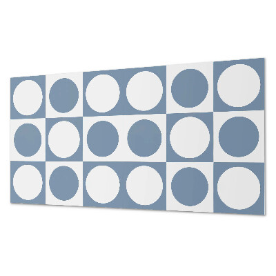 Panneau décoratif mural Motifs circulaires dans une composition en maille