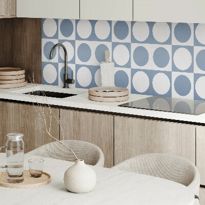 Panneau décoratif mural Motifs circulaires dans une composition en maille