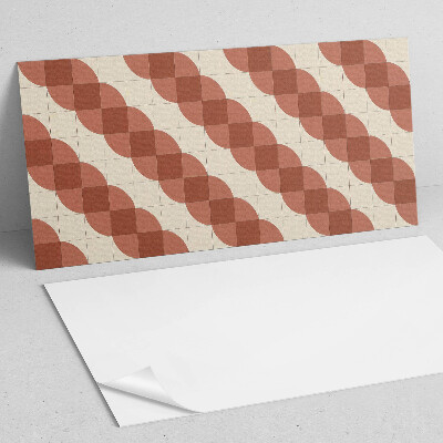 Panneau mural Motif géométrique ondulé