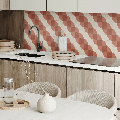 Panneau mural Motif géométrique ondulé