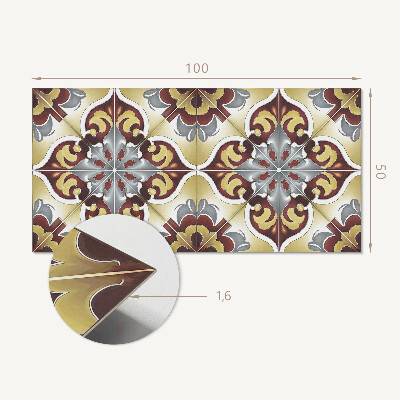 Panneau mural Motif décoratif floral