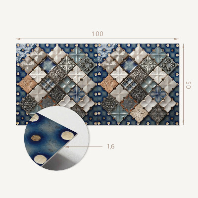 Panneau décoratif mural Disposition des carreaux de mosa?que