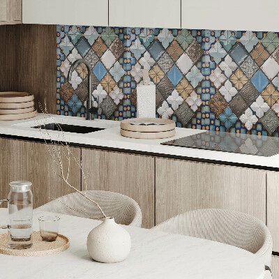 Panneau mural Motifs de carreaux de céramique