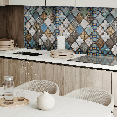 Panneau mural Motifs de carreaux de céramique