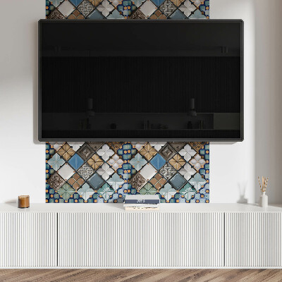 Panneau mural Motifs de carreaux de céramique