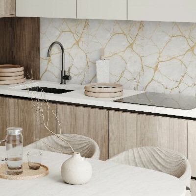 Panneau décoratif mural Motif en marbre au style élégant