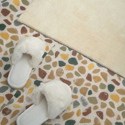 Panneau mural Motif mosa?que de pierres