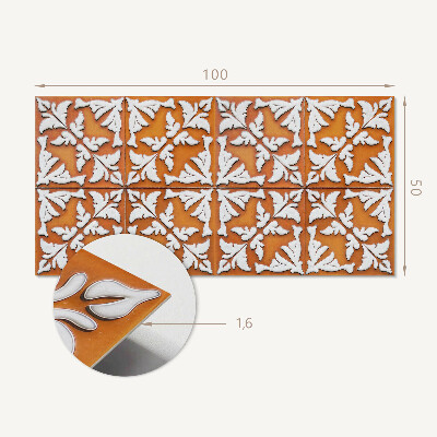 Panneau décoratif mural Inspirations végétales sur céramique