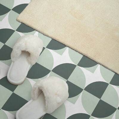 Panneau décoratif mural Cercles et carrés dans un style géométrique