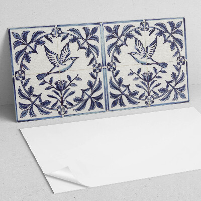 Rev?tement mural Motif d'oiseau parmi la verdure