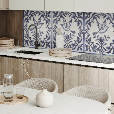 Rev?tement mural Motif d'oiseau parmi la verdure