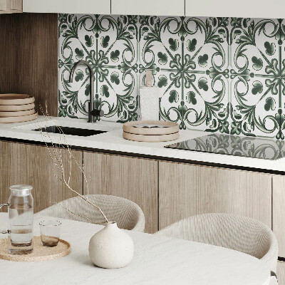 Panneau décoratif mural Un motif végétal en forme de tuile