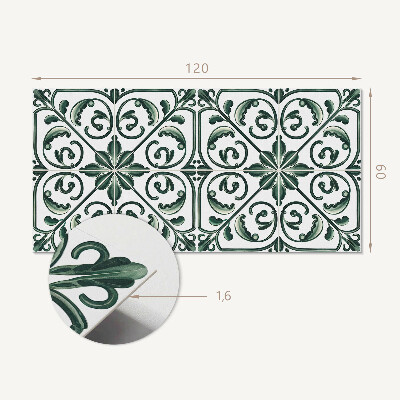 Panneau mural Motifs végétaux avec détails décoratifs