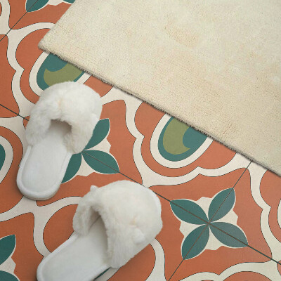 Panneau mural Motif mosa?que avec végétation