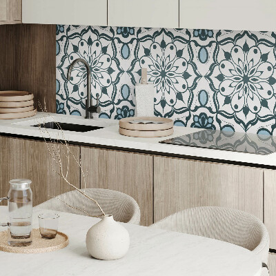 Rev?tement mural Mandala floral aux couleurs de la nature