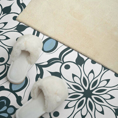 Rev?tement mural Mandala floral aux couleurs de la nature