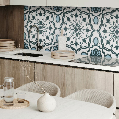 Rev?tement mural Mandala floral aux couleurs de la nature