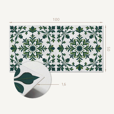 Panneau décoratif mural Motif végétal avec détails décoratifs