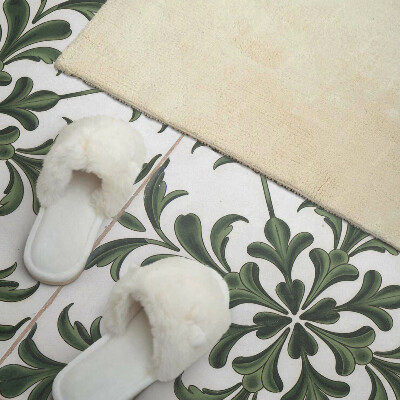 Panneau mural Motif végétal sur céramique