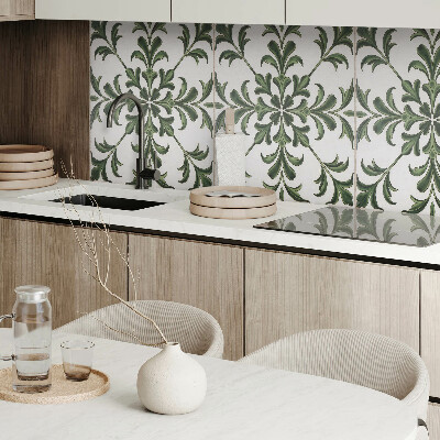 Panneau mural Motif végétal sur céramique