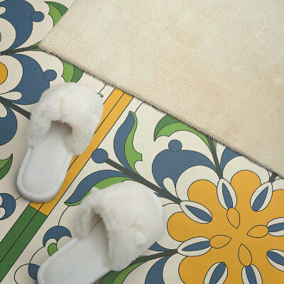 Panneau mural Motif floral avec des feuilles vertes