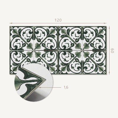 Panneau mural Ornements végétaux dans une belle combinaison