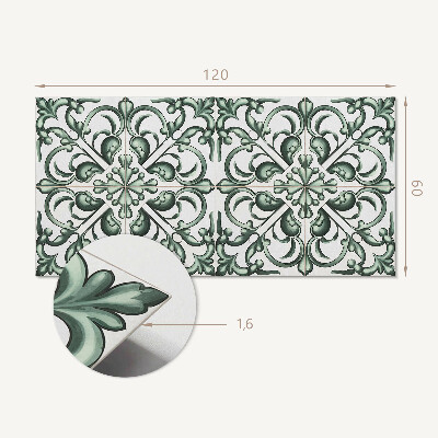 Panneau mural Un motif végétal en symétrie harmonieuse