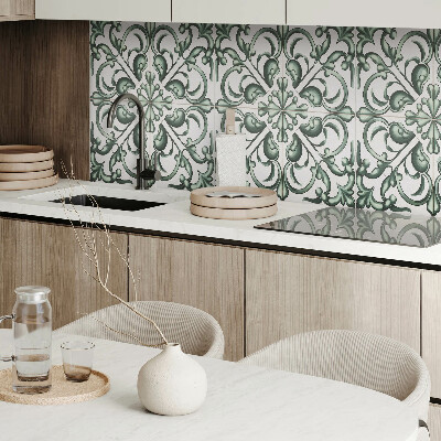 Panneau mural Un motif végétal en symétrie harmonieuse