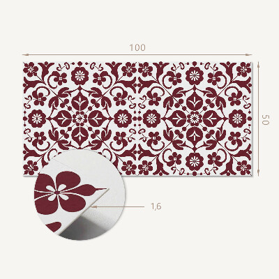 Panneau décoratif mural Motif floral avec détails décoratifs