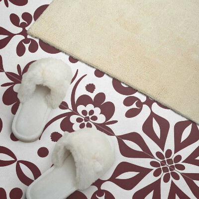 Panneau mural Motif floral avec des feuilles vertes